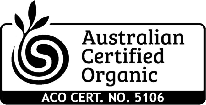 Australian Certified Organic cert. number 5106