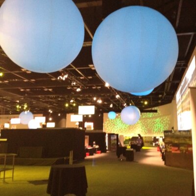 Big blue balls