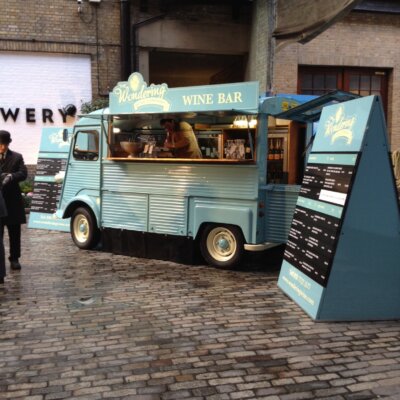 Pop up wine bar