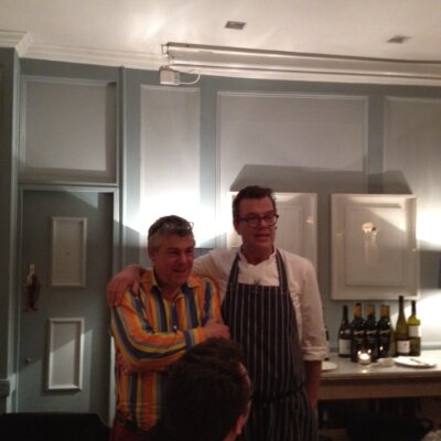 Willie Lebus and chef of Quo Vadis