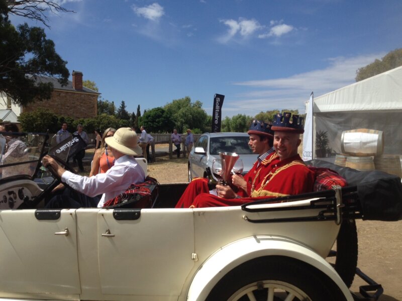 Matt C and offsider in the car Bushing 2014