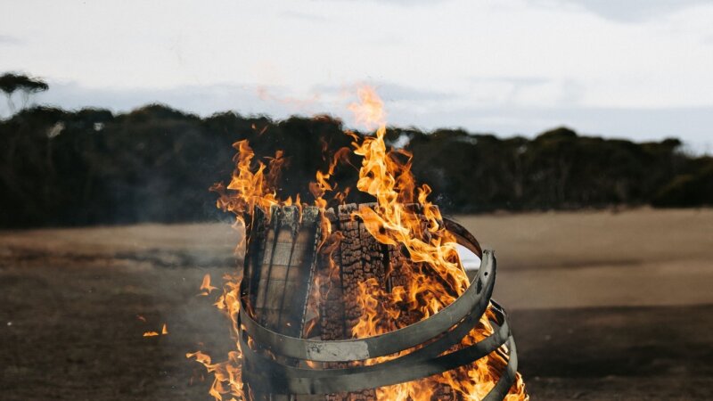 Barrel burning